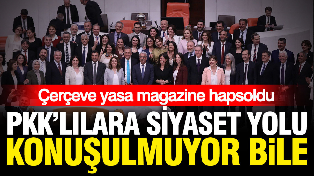 Çerçeve yasa magazine hapsoldu: PKK’lılara siyaset konuşulmuyor bile