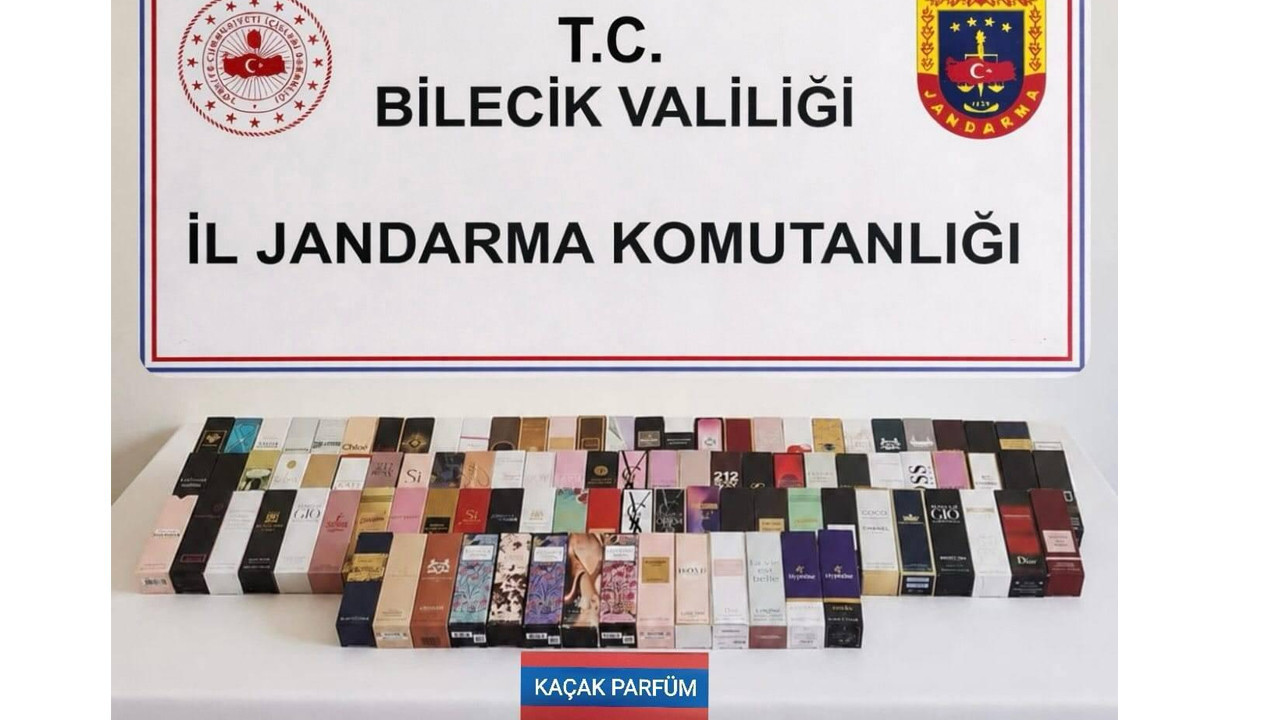 Bilecik’te kaçak parfüm operasyonu: 107 adet ele geçirildi
